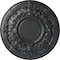 Ekena Millwork Jackson Ceiling Medallion (Fits Canopies up to 13 1/2"), Hand-Painted Pewter, 32 3/4"OD x 2 1/2"P CM32JAPES - alternate 1